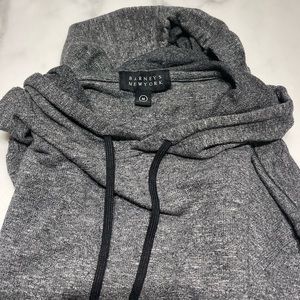 Barney’s New York Mens Grey Cotton Hoodie